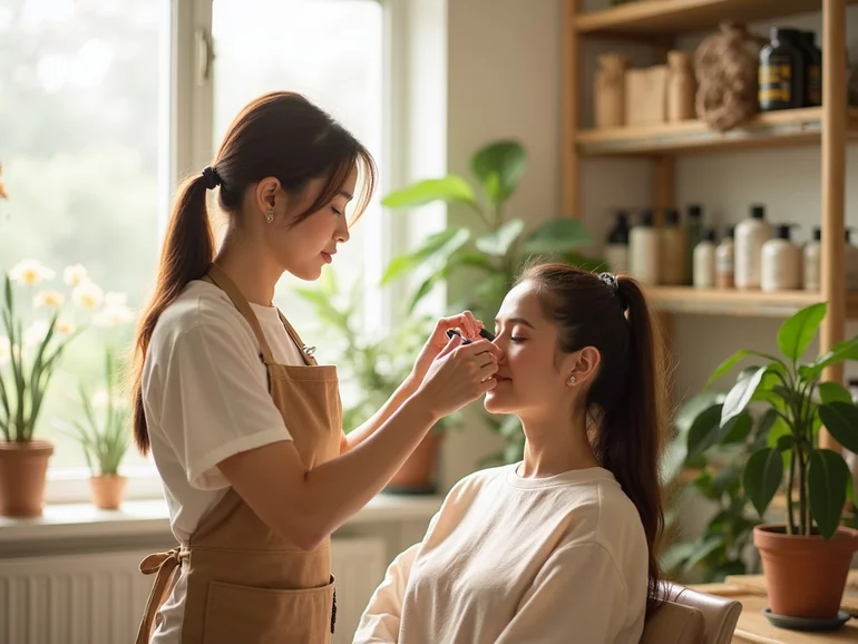 eco-conscious hair care routines at salons